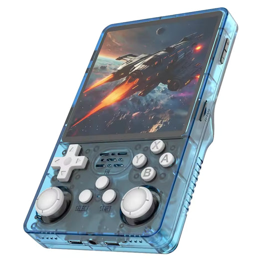 Consola Retro R36S Celeste – 64GB + 15.000 Juegos